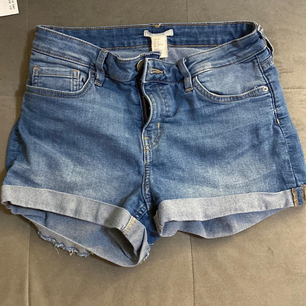H&M Dark Wash Denim Shorts